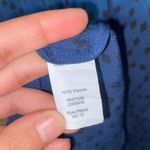 Madewell  Blue Black Diamond Brushstroke Faux Wrap Mini Dress Women's Size XXS Photo 6