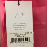 Sundays  Women's Pink 100% Cotton Belted Tie Waist Wide Leg Stella Pants Size XS Photo 3