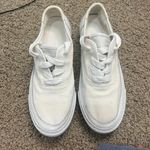 All Saints Bella Suede Sneaker in White Ecru Leather Sz US 8 Photo 10