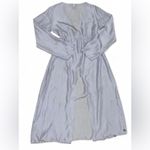 vintage 100% silk lavender floor length duster cardigan Purple Size M Photo 2