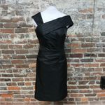 Mori Lee Womens Dress Size 8 Black One Shoulder Cocktail Party Wedding Guest Photo 1