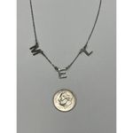 SILVER tone Melanie and MEL charm necklace‎ bundle Photo 2