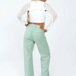 Princess Polly Lester Mom Jeans Sage Green Photo 2