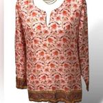 April Cornell 100% washable silk tunic Size M Photo 0