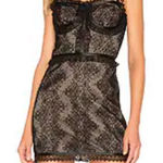 Alexis Tesi Black Cocktail Dress Size Large Photo 0