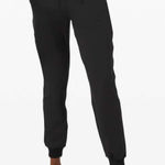 Lululemon Keep Moving Ankle Jogger Pant size 4 Black High Rise Drawstring Photo 0