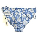 Robin Piccone  women's Sadie Floral Sky Blue Bikini Bottom‎ Small NEW $66 Photo 8