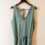 Anthropologie  Cloth & Stone 100% Lyocell Green Jumpsuit Size Medium Photo 1