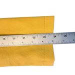 Baccini NWT  Faux Leather Moto Jacket – Women’s Size Large – Mustard Yellow Photo 11