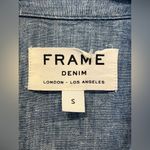 frame denim FRAME Belted Denim Romper Size Small Photo 2