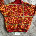 Vintage 90s Ornate Baroque Gripoix Gem Pattern Print Bomber Jacket Windbreaker Size undefined Photo 11