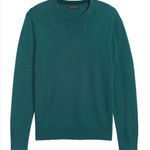 Banana Republic  100% merino wool teal crewneck sweater xs Photo 0