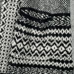 Lucky Brand Sweater Womens XS Cream Black Fair Isle Cardigan Neutral Bohemian Photo 6