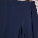 Boston Proper  BEYOND TRAVEL PANT NAVY STRAIGHT LEG STRETCH CORPCORE LARGE SHORT Photo 6