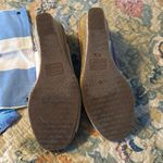 Toms Excellent condition Village Stripe wedge, size 8, worn once, shoe bag Photo 4