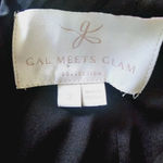 Gal Meets Glam  Veronica Cap Sleeve Wide Leg Jumpsuit Black Women's Size 2 Photo 9