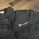 Champion  black puffer tech fill damen zip up jacket coat Small women’s Photo 2