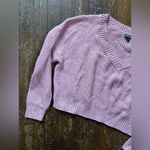 Wild Fable  Pink Cropped Longsleeve Sweater Size LG Photo 1