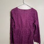Talbots Cover Up Dress Purple Eyelet Lace M Photo 6