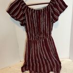 Rue 21  stripped burgundy dress Photo 2