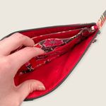 Vera Bradley  Zip Zip Wristlet Cheery Blossoms Red Pink Floral Large Zip Wallet Photo 4