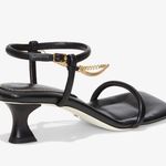 Proenza Schouler Square Padded Chain Sandals, Black Gold Size EU 40 New in Box Photo 10
