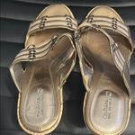 Croft & Barrow Metallic Wedge Sandals size 9 Photo 5