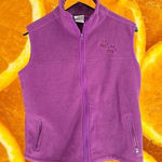 PURPLE‎ The Animal Rescue Paw Print Fleece Vest Size Small Purple Photo 0
