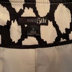 East 5th Black & White Print Cropped Textured Material 3/4 Sleeve Blazer Size L Photo 12