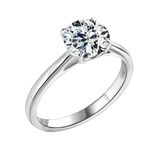 🆕2CT VVS1 Moissanite Diamond Round Solitaire Ring Silver Photo 0