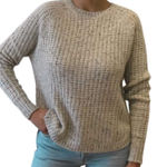 autumn cashmere  100% cashmere thermal shirttail crew small Photo 0