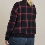 Torrid NWT Black Red Plaid Brushed Waffle Surplice Drop Shoulder Top Size 3X Photo 1