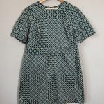 Boden Geometric Pattern Shift Mini Dress Womens 16/18R Green Short Sleeve Preppy Size undefined Photo 6