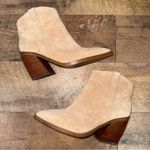 Vince Camuto Gredile Pointed Toe Boot in Tortilla Women's Tan Suede Ankle Boots Photo 8