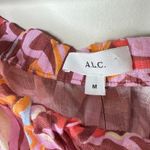 ALC Frank NEW NWT A.L.C. Katherine Printed Off-The-Shoulder Crop‎ Top Medium Linen Resort Photo 6