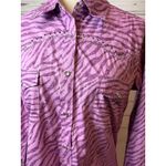 NWT Cowgirl Hardware Western Shirt size XL Extra Large Womens Purple Rhinestone Photo 7