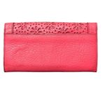 Kate Spade Laser Cut Perry Lane Leather Phone Wallet Coral Pink Preppy Yuppie Photo 1