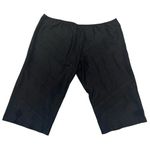 Lee Andersen Womens 1X Vamp Pants Cropped Black Silk USA Photo 0