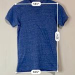 Alternative Apparel Earth Women’s Basic Short Sleeve Tee Shirt Heather Blue XS Photo 5