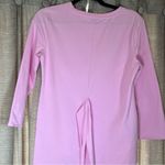 Ann Taylor  Light Pink Three Quarter Sleeve Tie Waist Sweatshirt Size Small Photo 12
