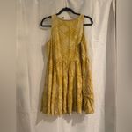 Sincerely Jules Yellow Patterned Mini Dress Size L Photo 1