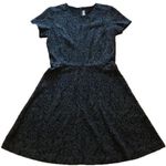 Loft Ann Taylor Floral Sheath Dress Short Sleeve Black Womens Size 00 Pe… Photo 0