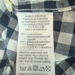 J.Crew Classic Womens Shirt Blue Gingham Print Button Front Long Sleeve Size 14 Photo 8