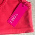 Terez  Sports Yoga Bra Pink Scoop Neck Light Impact Support Lounge XL NWT $75 Photo 2
