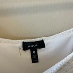 AQUA  crochet knit long sleeve semi cropped top Photo 2