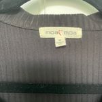 Moa Moa Long Sleeve Black Top Photo 1