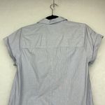 J.Crew Hi/Low Striped Short-sleeve Popover Sz S Photo 8