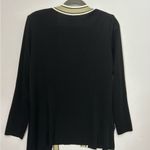 Misook  Black Open Front Cardigan Sweater Large Photo 3
