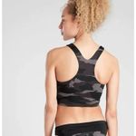 Athleta  Freestyle Longline Camo Sports Bra Black Size‎ Small Photo 1