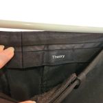 Theory  Black Flat Front Corporate Ankle Mid Rise Dress Pants Workwear Size 29 Photo 7